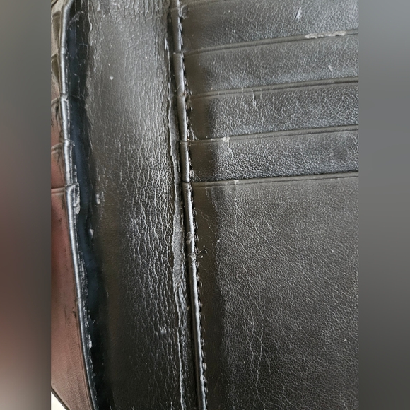 Coach Soho Black Trifold Leather Buckle Wallet - Picture 6 of 15